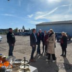 im Gespräch mit dem Bürgermeister Hr Sommer